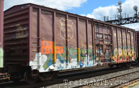 Car/wagon WC27817 right side / coté droit
